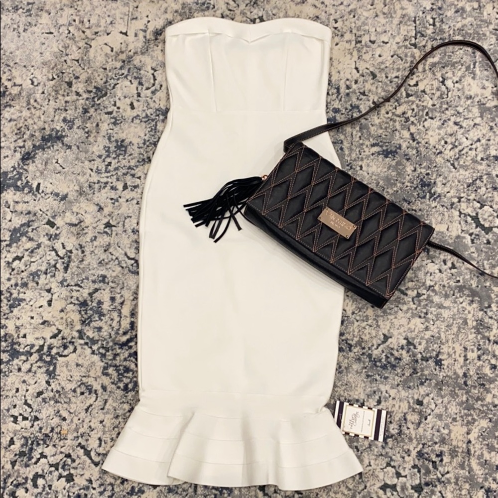 White Bandage Dress Mermaid bottom - Picture 1 of 2